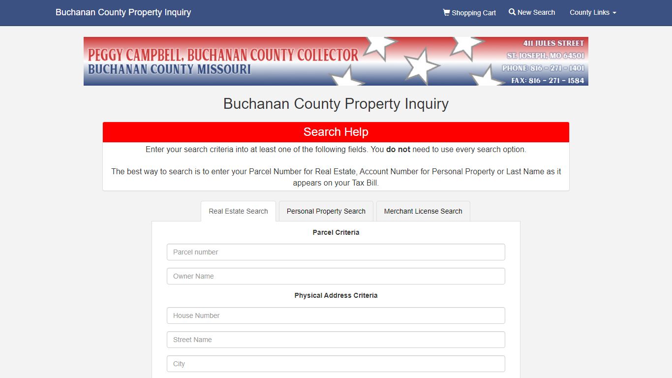 Buchanan County Property Inquiry