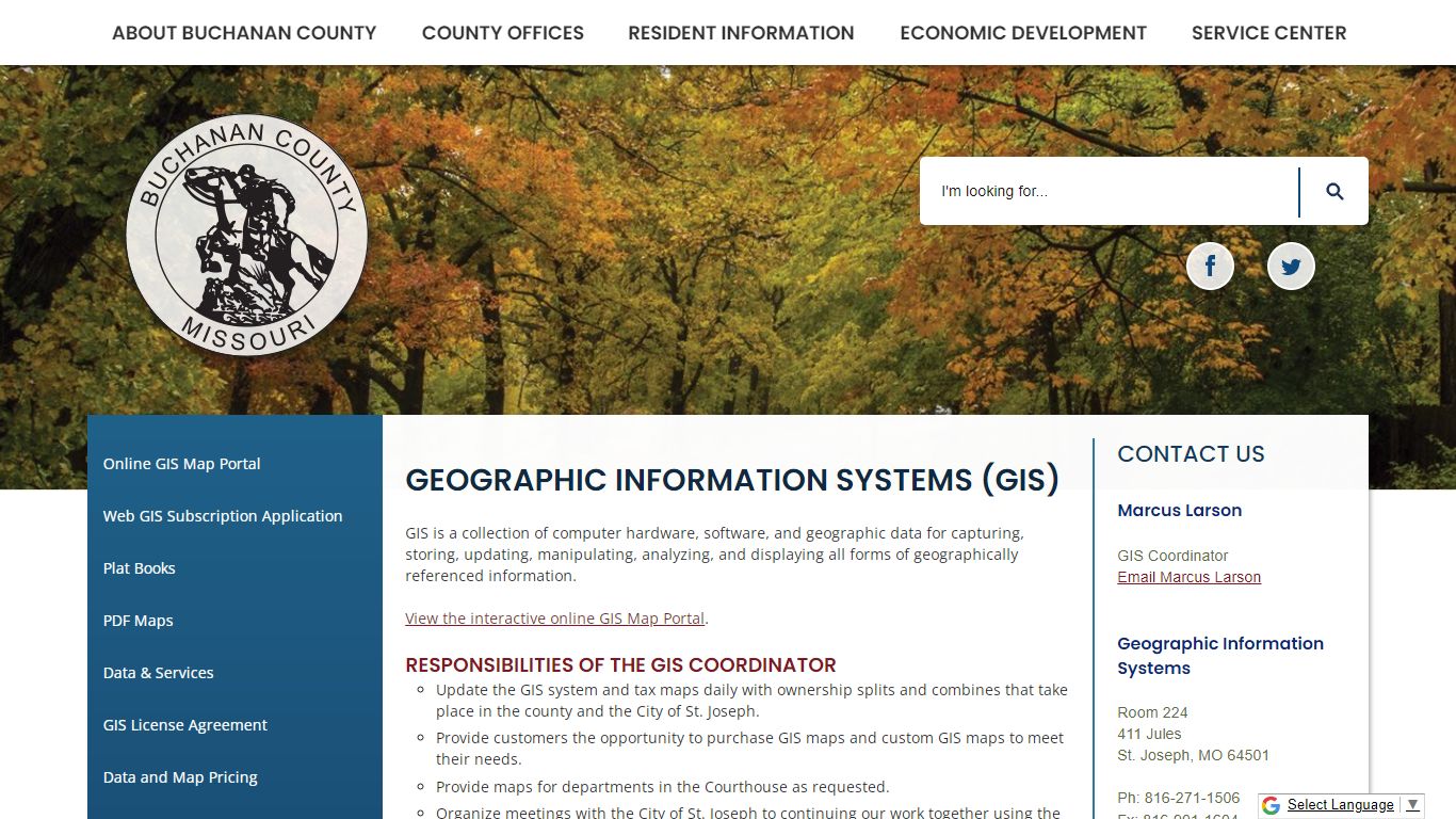 Geographic Information Systems (GIS) - Buchanan County, MO